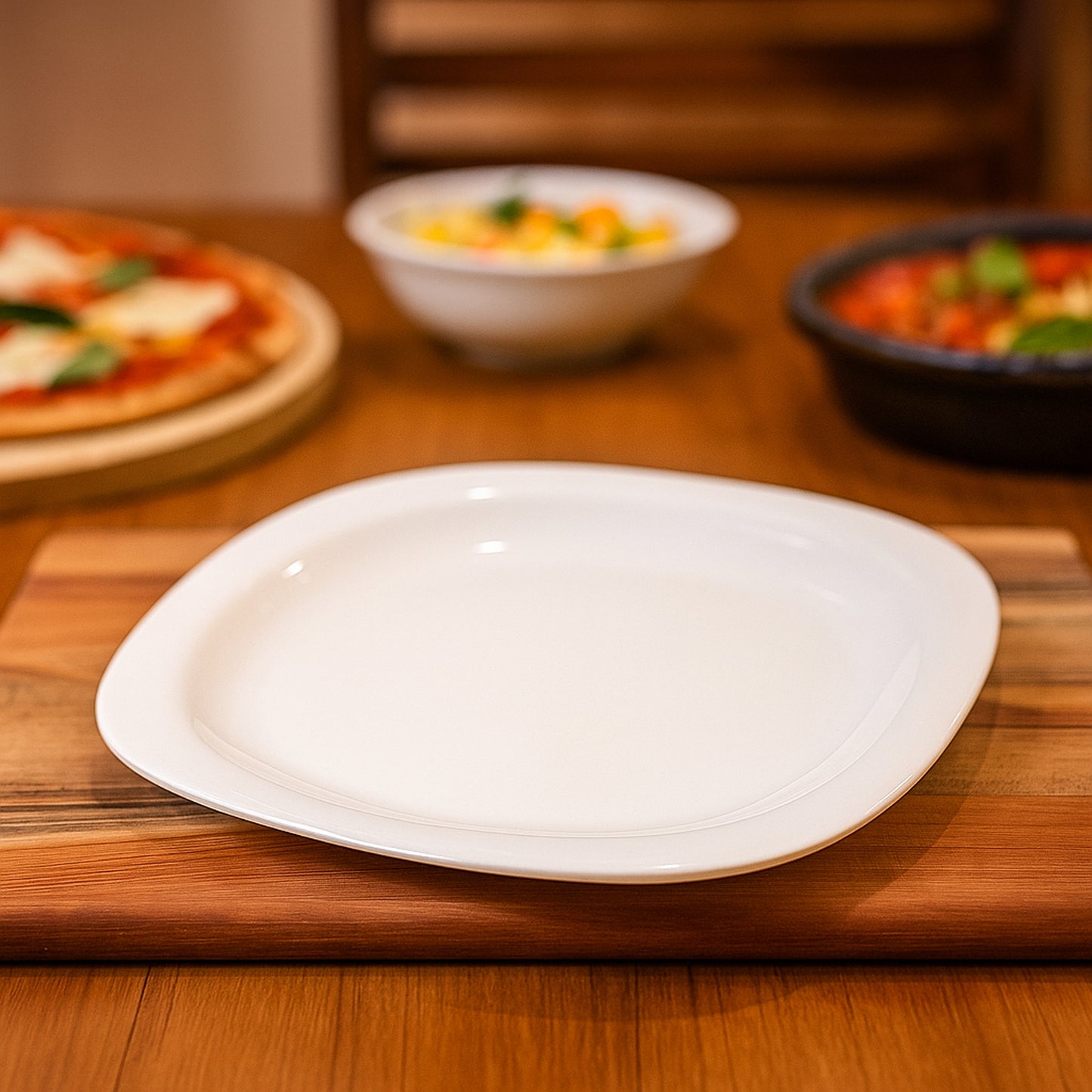 Premium Square Dinner Plate (28 Cm 1 Pc)