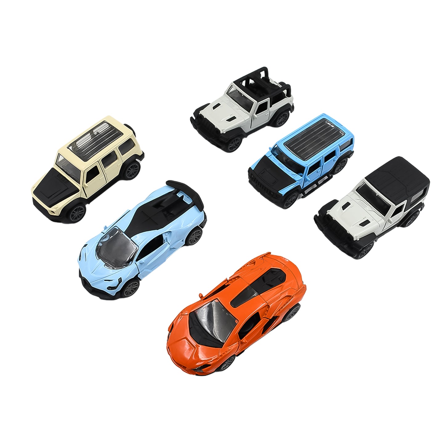Mini Pull Back Car Widely Used By Kids (1 Pc Mix Color Design)