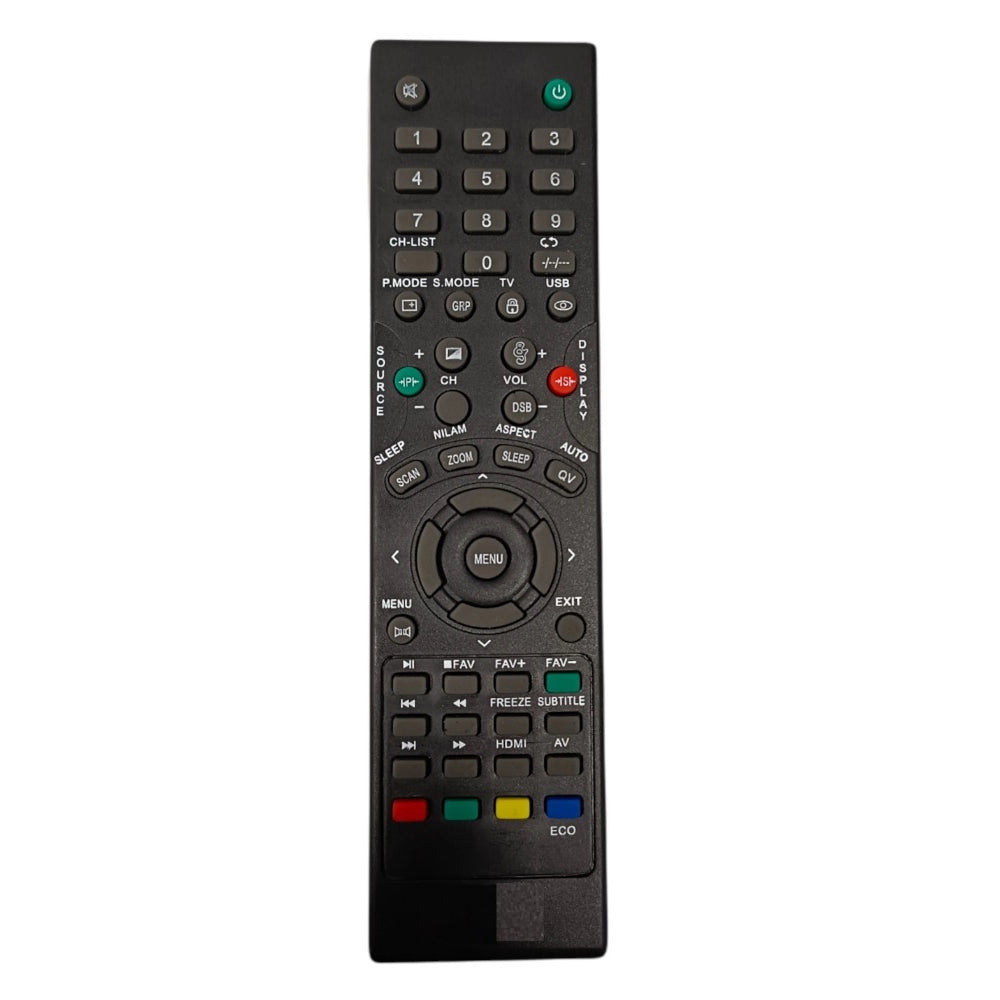 LED/LCD Remote, Compatible with Mitashi LED Remote Control (Exactly Same Remote will Only Work)
