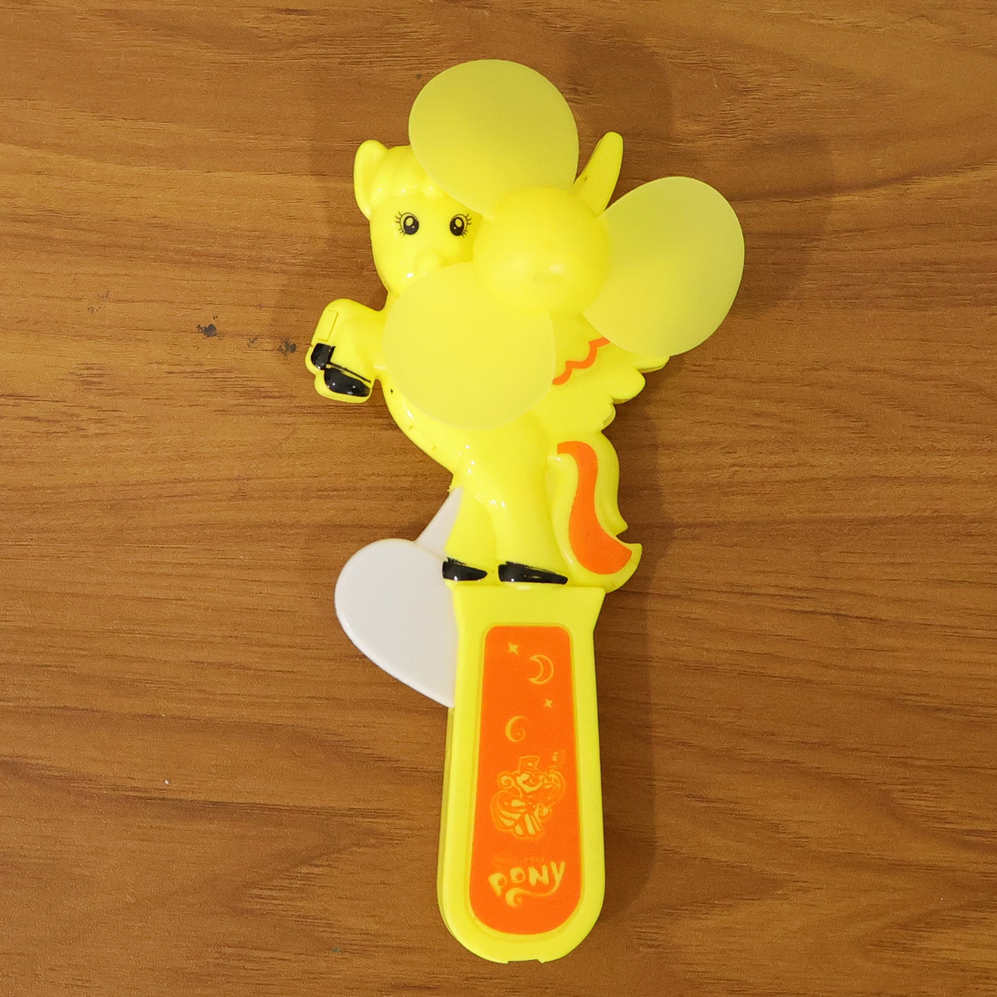 Hand Press Mini Portable Cartoon Fan Toy (1 Pc Mix Color Design)