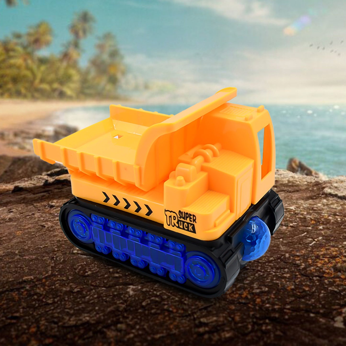 Engineering Vehicletoys For Kids - Self-driving Super Dump Truck Toy Self-driving Trucks Engineering Truck Electric Vehicle Toys Boys Birthday Gift Toys (1 Pc)