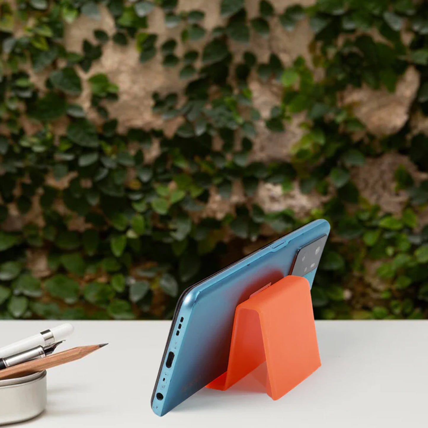 Durable Plastic Mobile Phone Stand With Angled Support (2 Pc Mix Color)