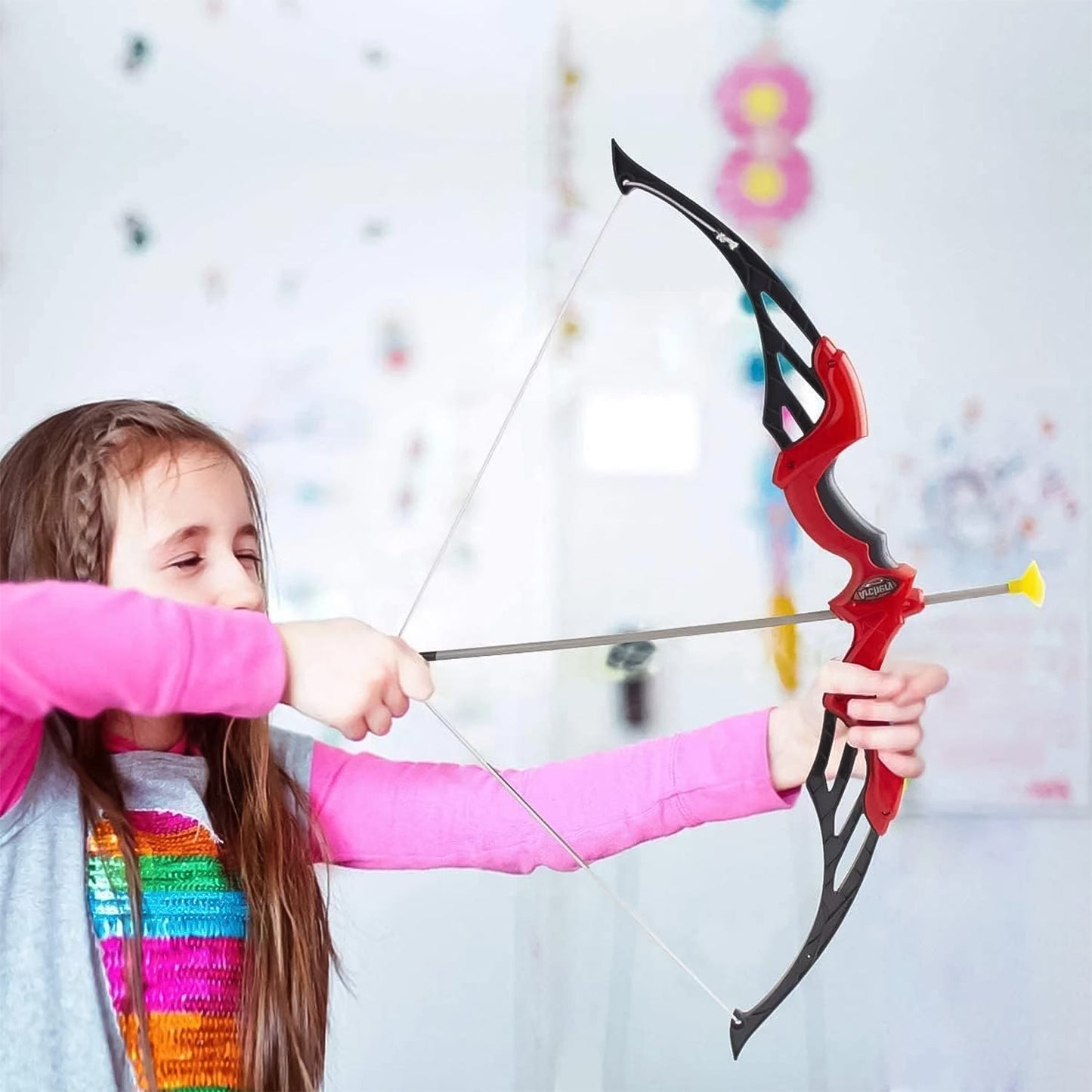 Arrow Big Archery Toy (1 Dhanush 3 Arrow 1 Target 1 Arrow Holder 1 Set)