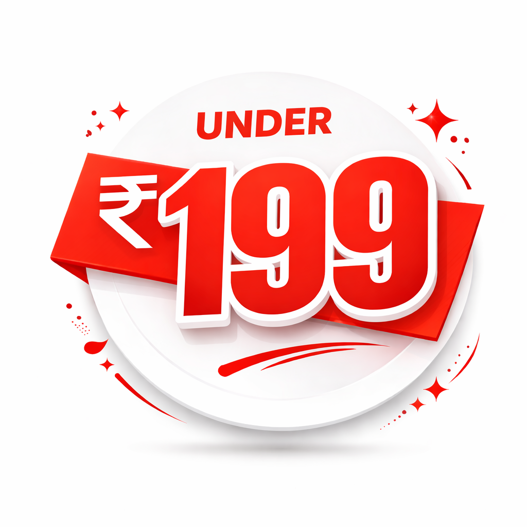 Under ₹199