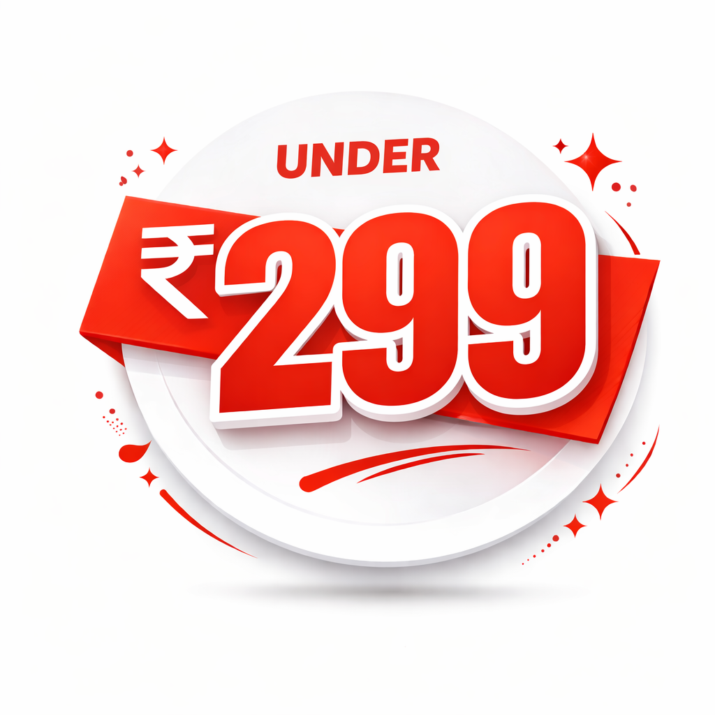 Under ₹299
