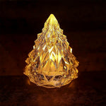 Multiple Iceberg Pyramid LED tea lights arranged for festive display.