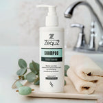 Zequz Conditioning Shampoo bottle with D-Panthenol providing deep nourishment