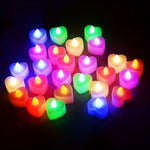 Smokeless plastic LED tealight candle, safe for indoor use and Diwali.