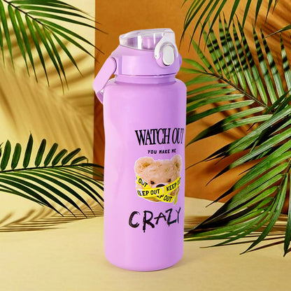 Portable travel water bottle from leak-proof BPA-free set