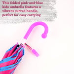 Traditional hook handle rain umbrella with sturdy metal frame