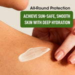 Body lotion enriched with Aloe Vera providing soothing hydration