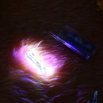 Festive copper wire string lights powered by 2 AA batteries with 30 warm LED bulbs.