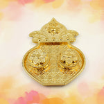 Elegant Kalash shape Puja Thali, ideal for Raksha Bandhan rituals.