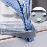 Bathroom countertop soap dish holder with drain