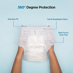 The Women's Emergency Kit opened, displaying its organized and essential travel hygiene contents.