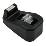 VoltDesk tape dispenser showcasing its design with an installed roll of brown packaging tape.