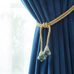 Traditional style curtain tassel tieback for elegant interiors