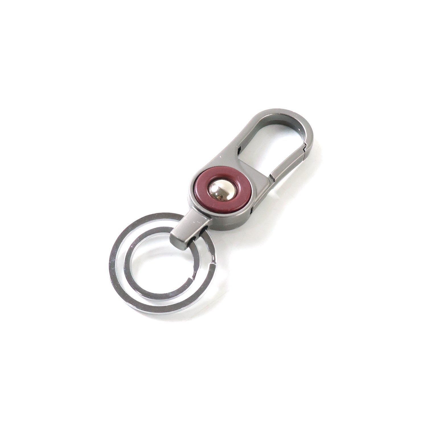 Durable dual ring keychain for everyday use
