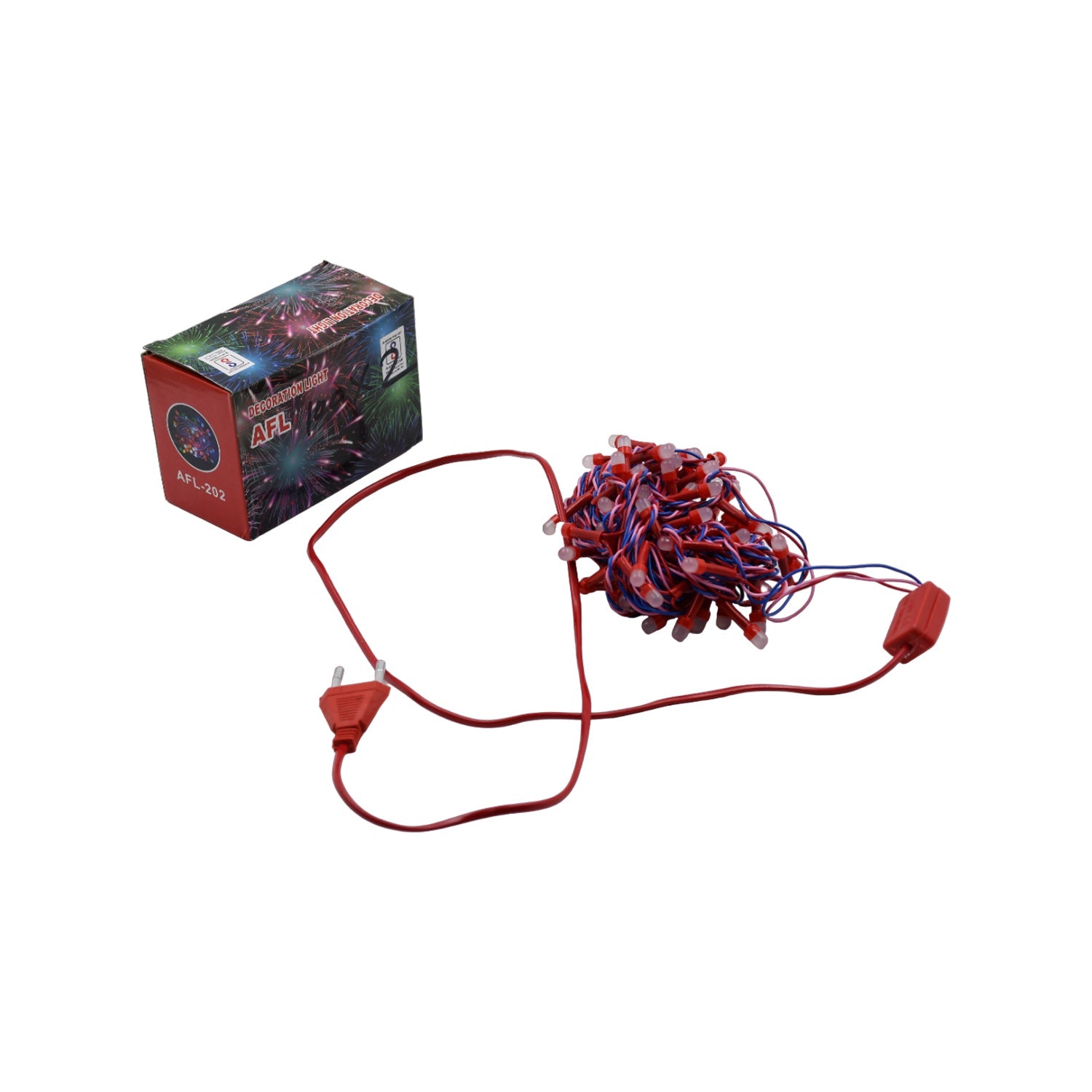 Decorative 6-meter LED string lights perfect for Diwali and Christmas celebrations.