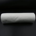 Printed kitchen tissue roll from Velvet Wipe, highlighting its thickness and design.