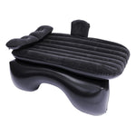Inflatable car bed mattress providing comfortable resting space for back seat