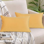 Invisible zipper detail on the side of the pillow cover for a seamless look.