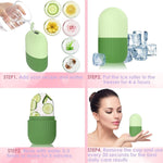 GlowForm ice roller for face, reducing puffiness and enhancing skin glow.