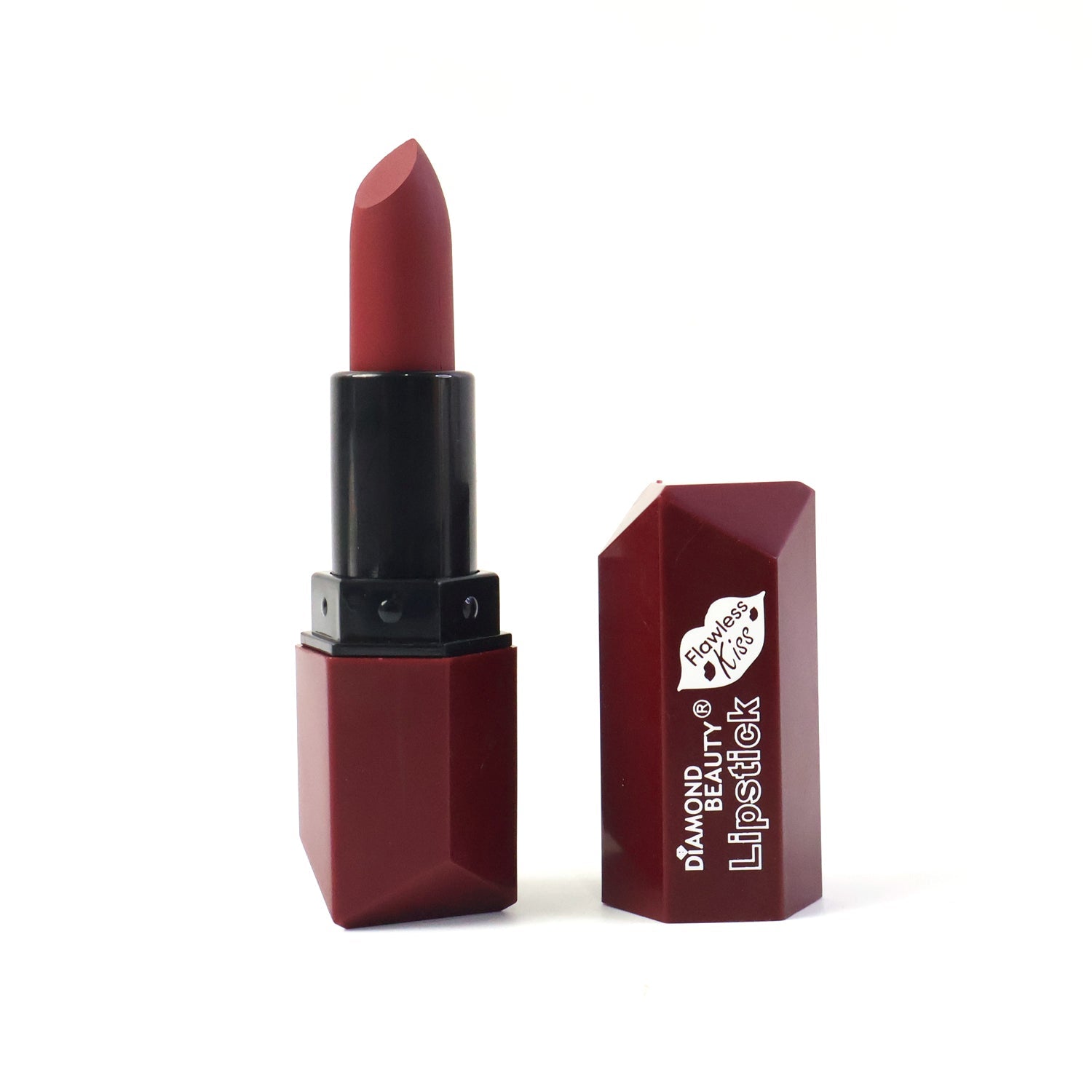Ruby Berry shade matte lipstick with blend of elegant colors