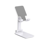 Compact foldable mobile stand for desk organization and video calls