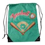 Unisex drawstring backpack suitable for gym, school, and travel carrying daily essentials.