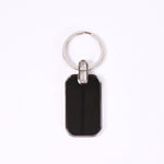 GlintGrip oval metal key ring ideal for keys and handbag charm
