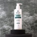 Conditioning shampoo lather showing smooth and hydrating hair care effect
