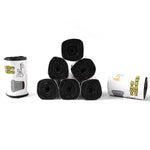 Bio toss disposable trash bags for outdoor trash cans