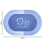 Anti-slip bath rug for secure footing