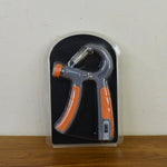 Durable hand grip strengthener with steel spring and ergonomic handles for fitness