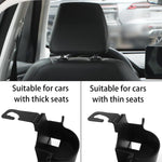 3-in-1 car organizer cupholder and phone holder with adjustable hooks