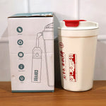 Travel coffee mug with insulated design
