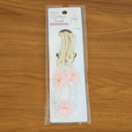 Fancy floral curtain holder with crystal bead embellishments