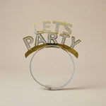LET'S PARTY glitter headband set designed for stylish and fun party guests