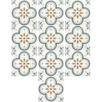 A single patterned Peel and Stick Tile showcasing its design and texture.