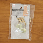 Home decor curtain holder with twisted rope and crystal accents