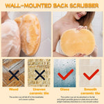 Silicone bath massage cushion showing flexible texture and foot scrubber bristles