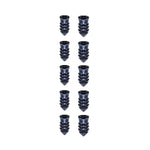 Velvet Wheels tire repair nails displayed with various vehicles like a car, bike, and motorcycle