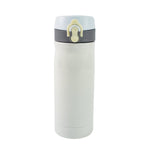 A child's hand holding the FitFuzion Kids Insulated Water Bottle, demonstrating its comfortable grip.