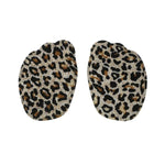 Pair of cushioned heel inserts designed to prevent foot sliding