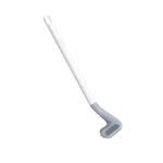 Golf Silicone Toilet Brush expertly reaching and cleaning under the toilet rim for complete hygiene.