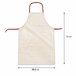 Dimensions and size guide for kitchen apron