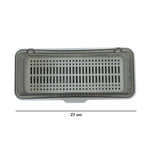 Durable plastic kitchen sink organizer