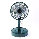 Portable USB fan with adjustable tilting stand