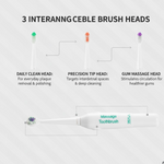 Electric Toothbrush highlighting the built-in 2-minute timer for effective brushing.
